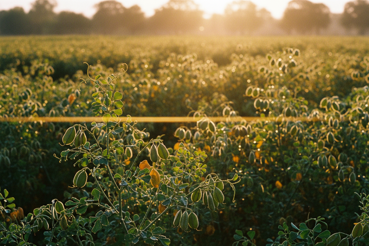 Cinematic Fenugreek Nature Banner